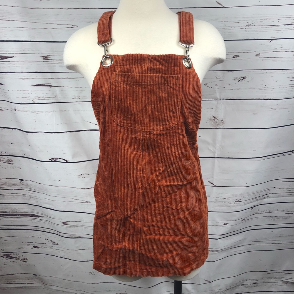 F21 Rust Overall Dress‎